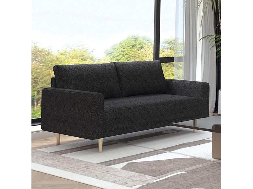 Elverum Black Loveseat