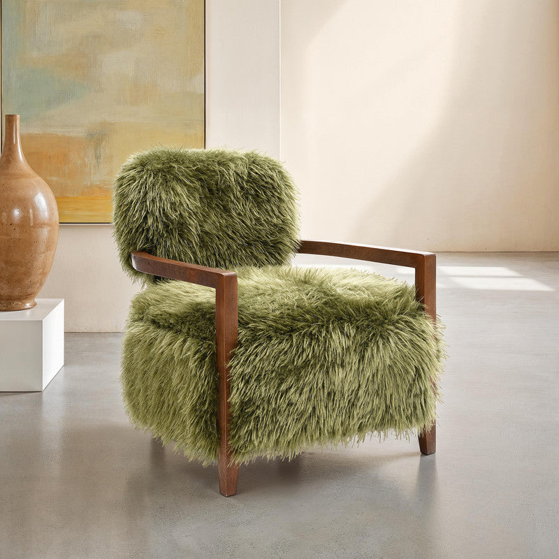 Eramo Green Accent Chair