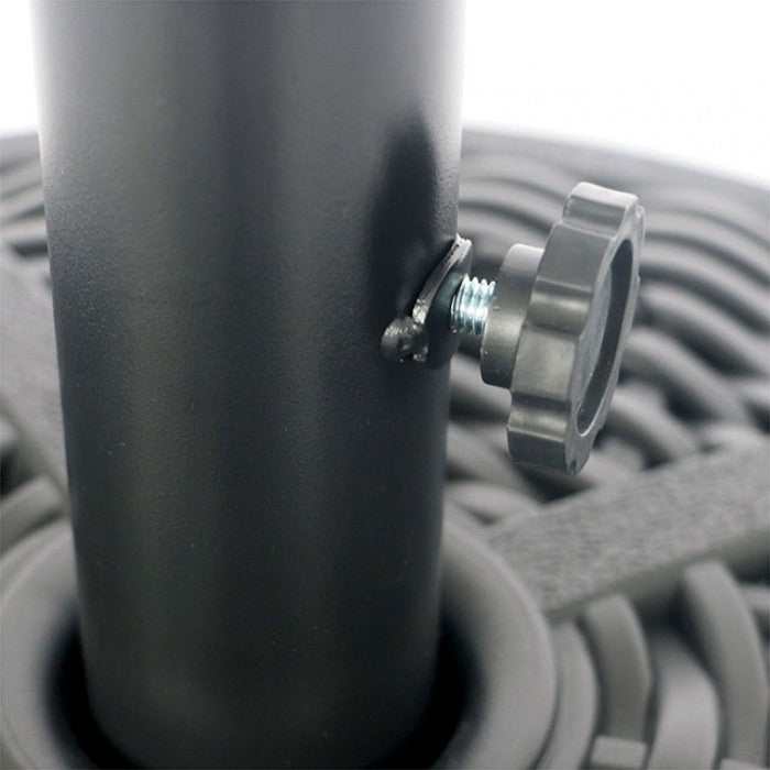 Fab Black Round Umbrella Base