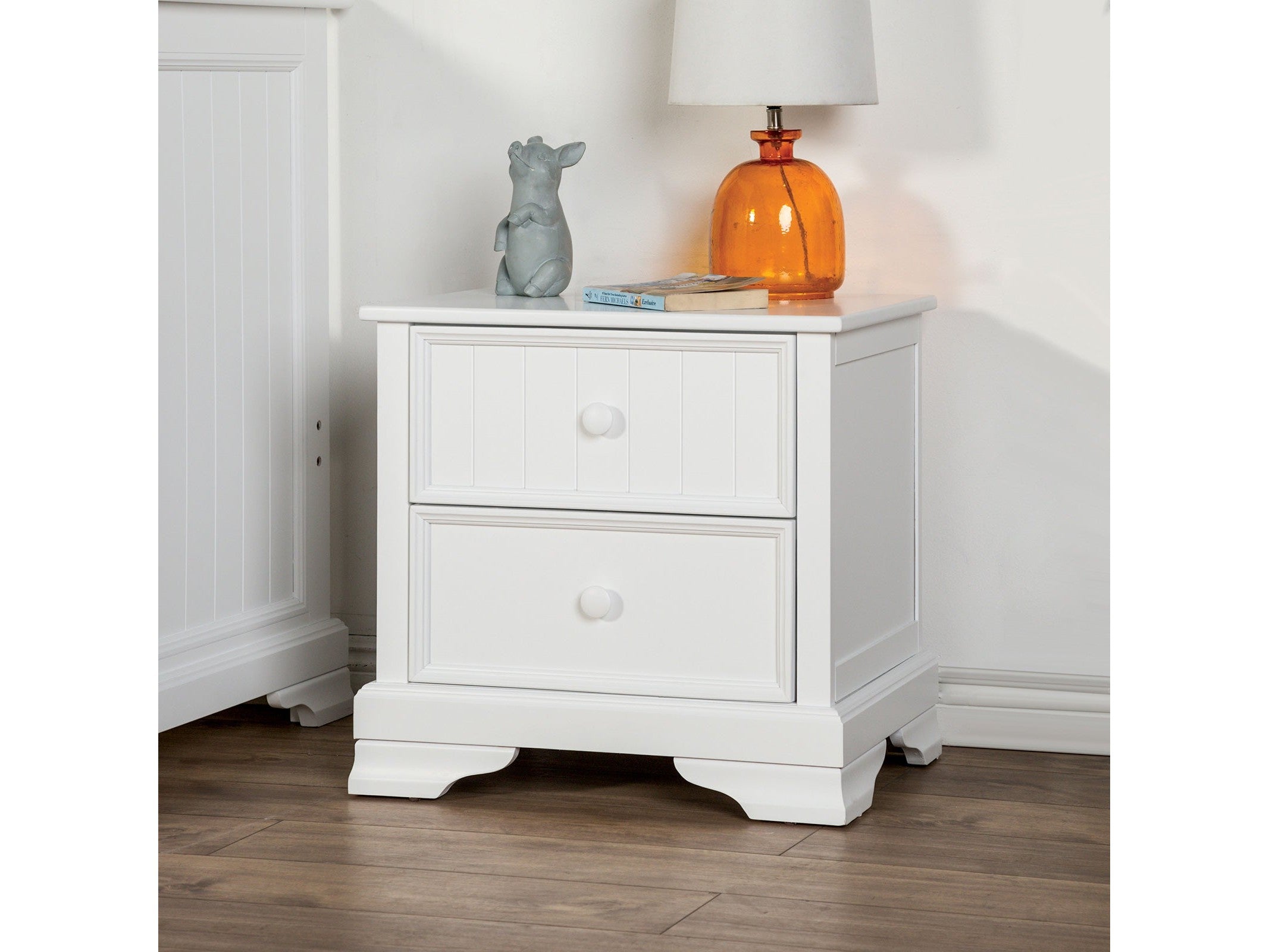 Fanton White Nightstand