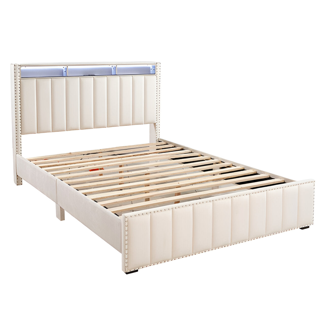 Farese Beige Full Bed