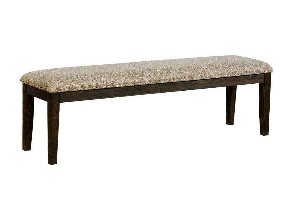 Faulk Espresso & Warm Gray Bench