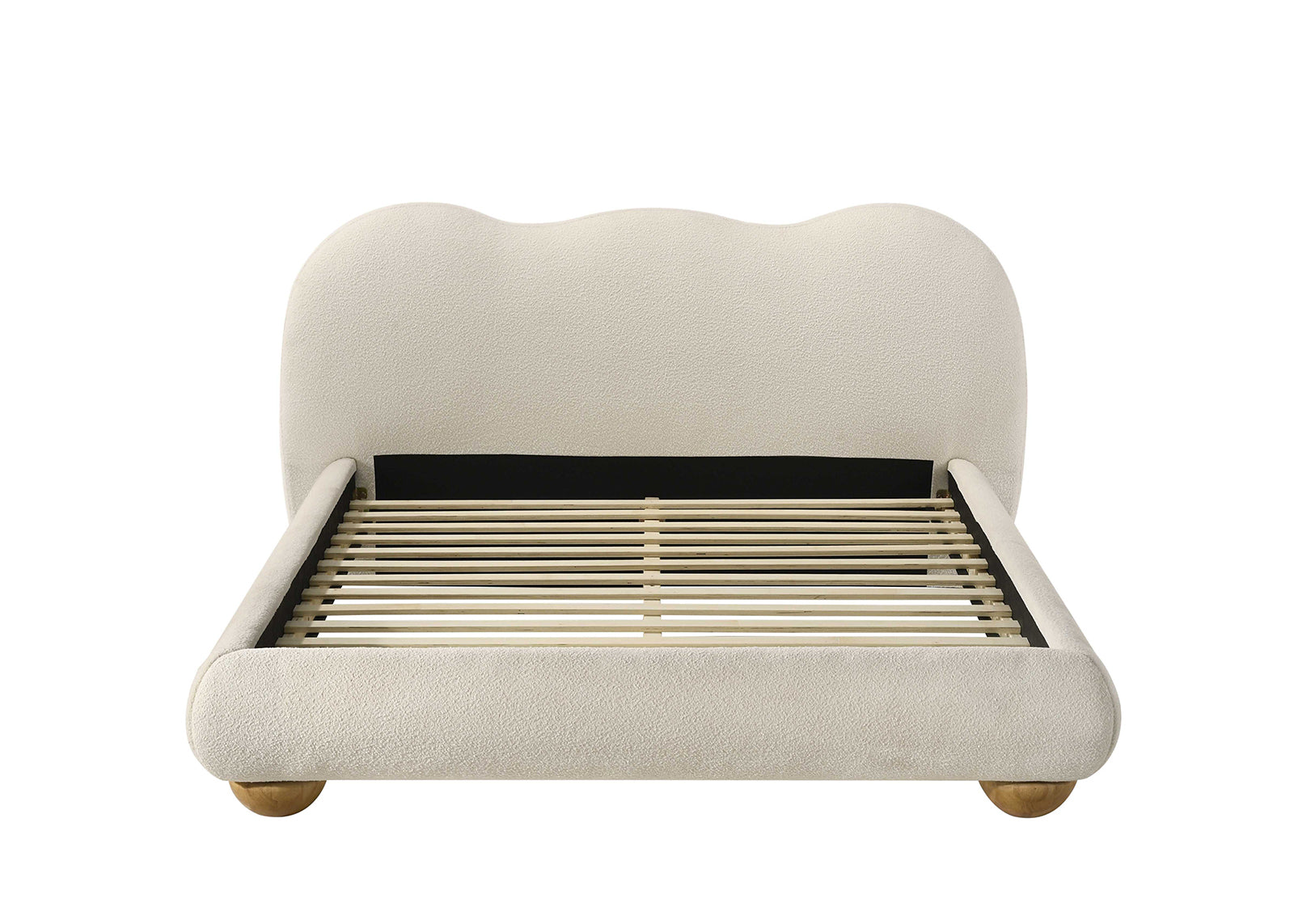 Finamore White/Natural Oak E.King Bed