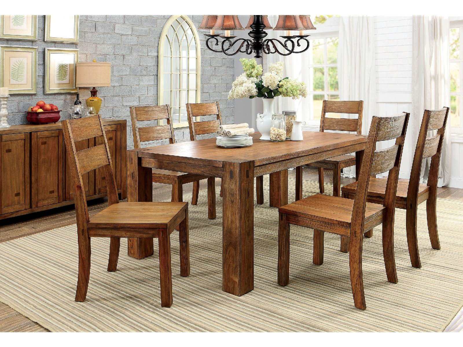 Frontier Dark Oak Dining Table
