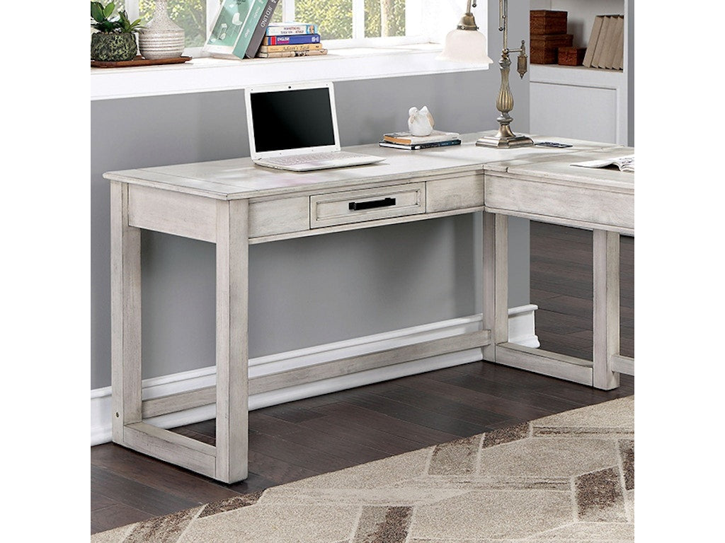 Galarga Antique White Lift-top Corner Desk