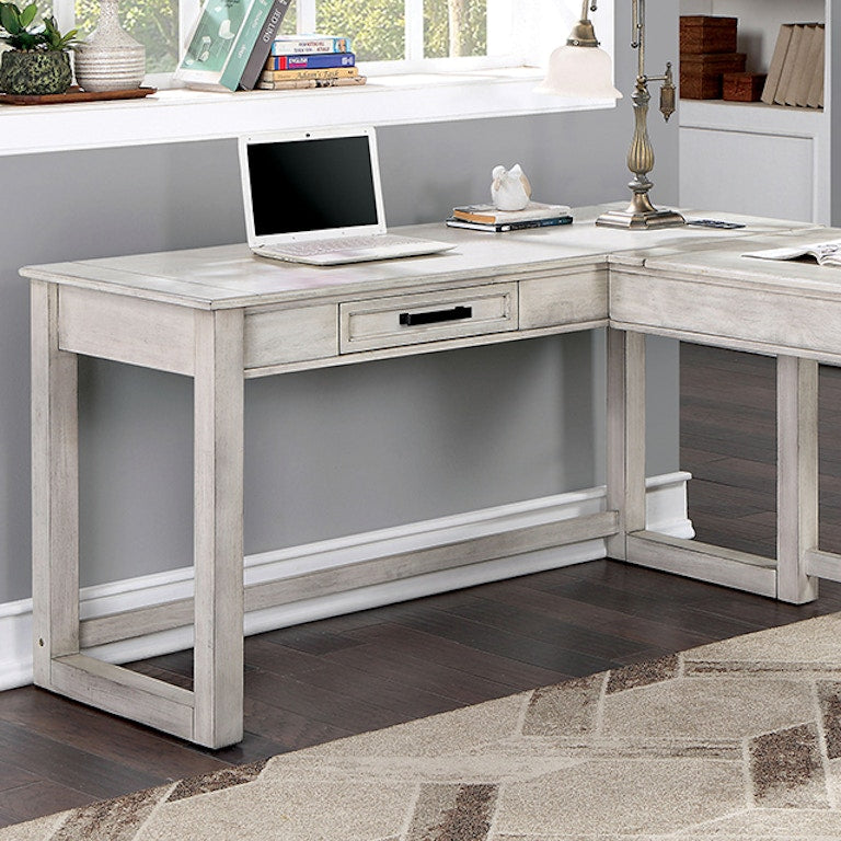 Galarga Antique White Lift-top Corner Desk