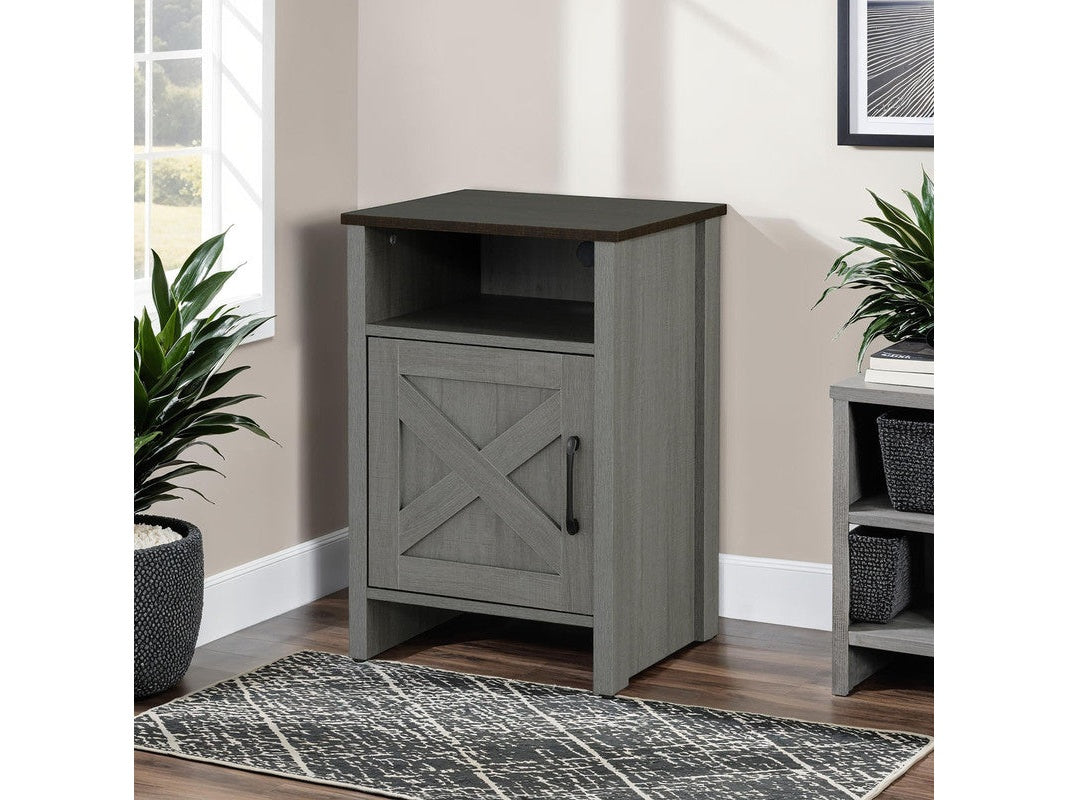 Garibaldi Brown/Gray Side Table