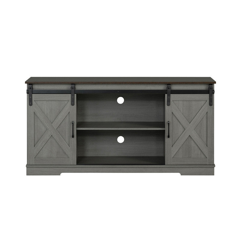 Garibaldi Brown/Gray TV Stand