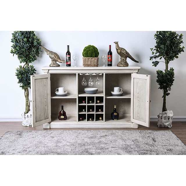 Georgia Antique White Server