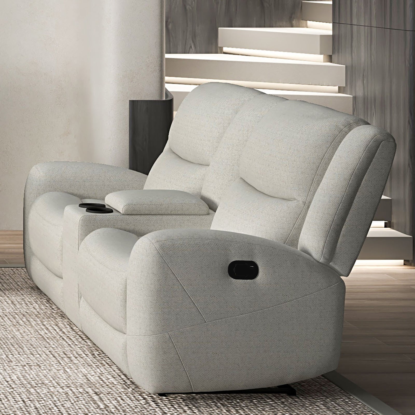 Giraldus Beige Sofa & Loveseat