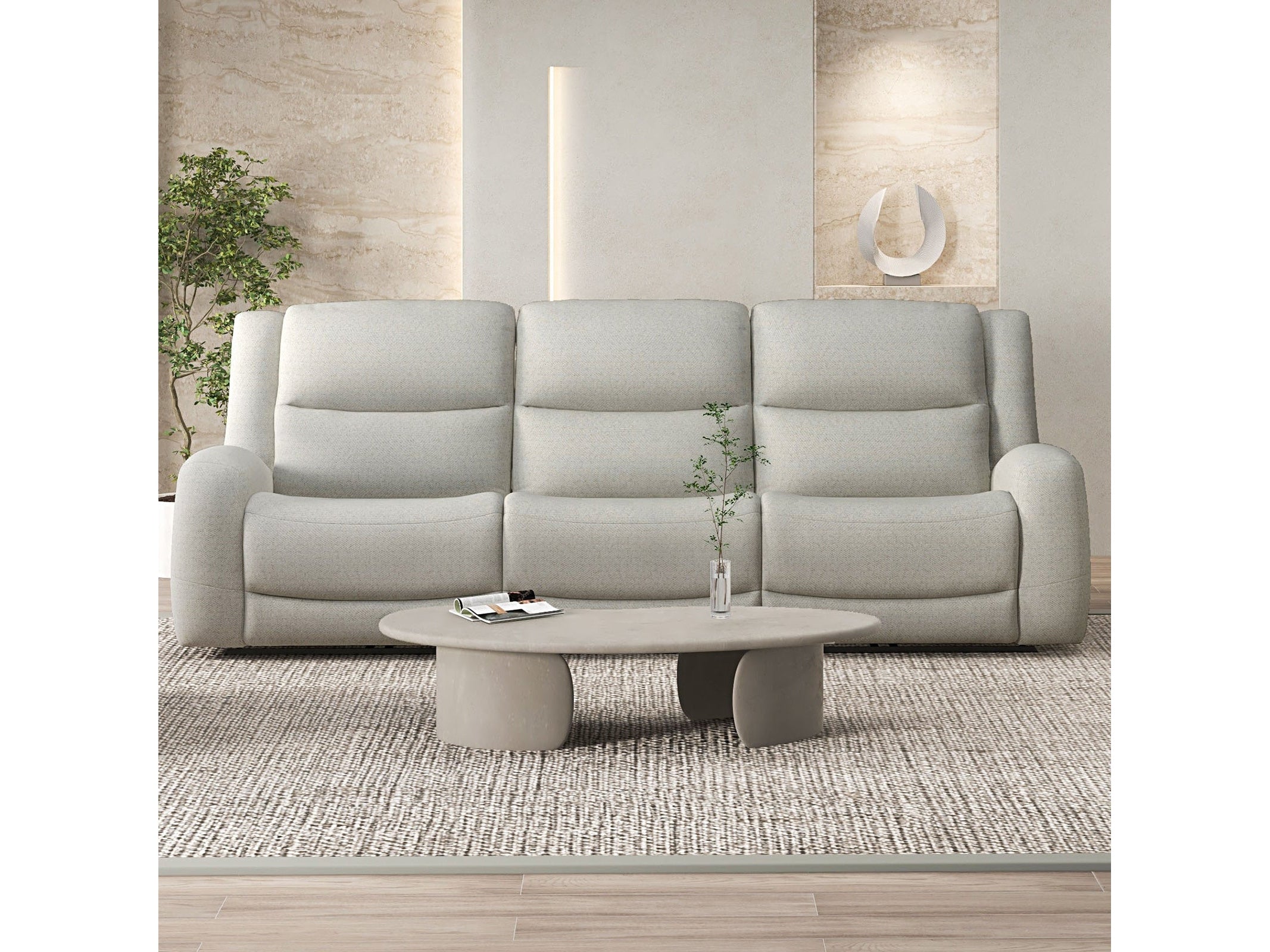 Giraldus Beige Sofa