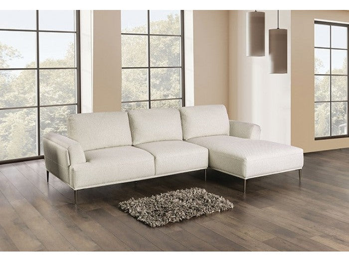 Gladbach Beige Right-Chaise Sectional