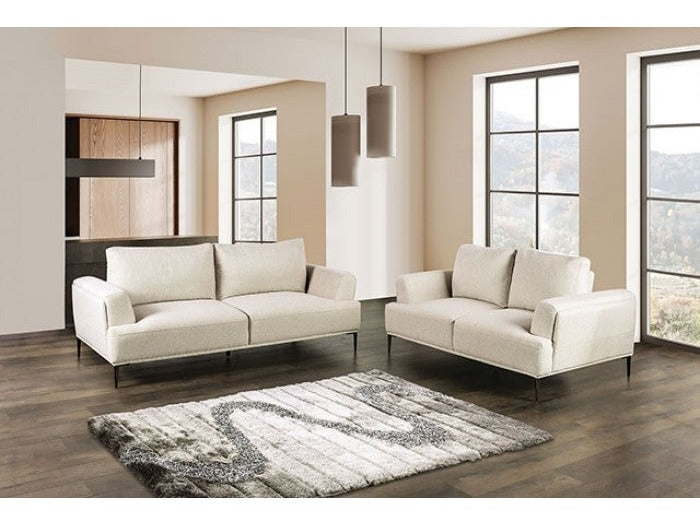 Gladbach Beige Upholstery Living Room Set