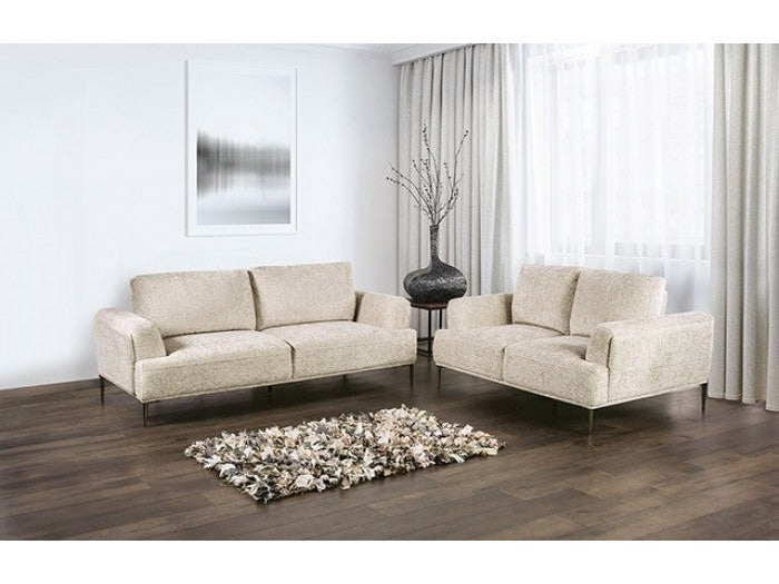 Gladbach Light Brown Upholstery Living Room Set