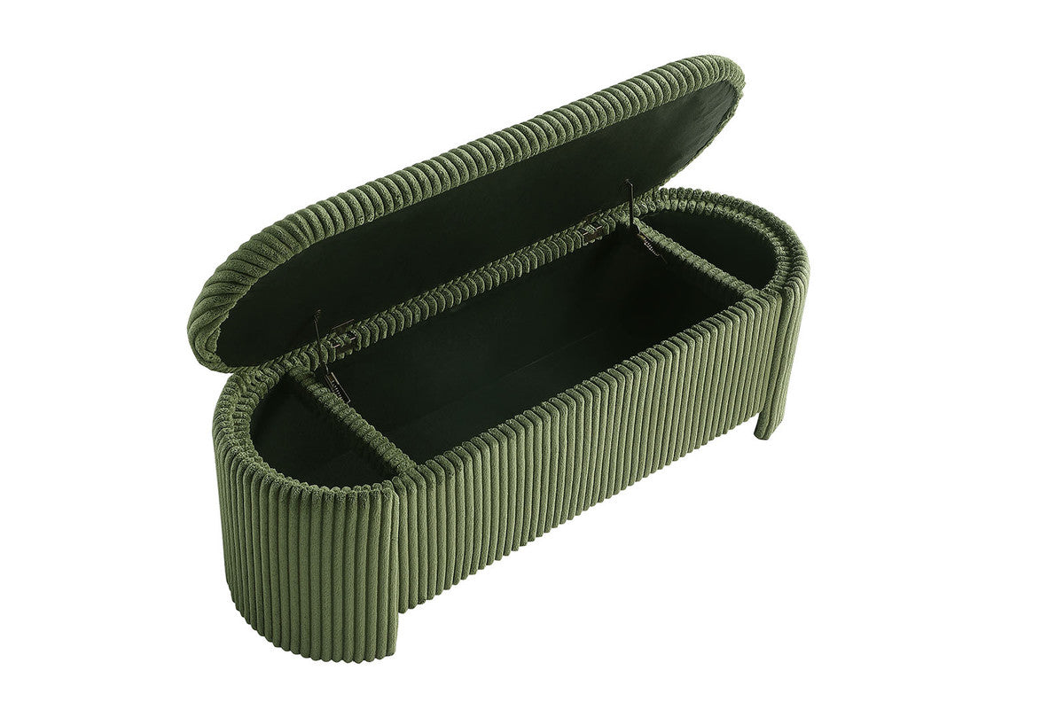 Grainne Green Storage Bench