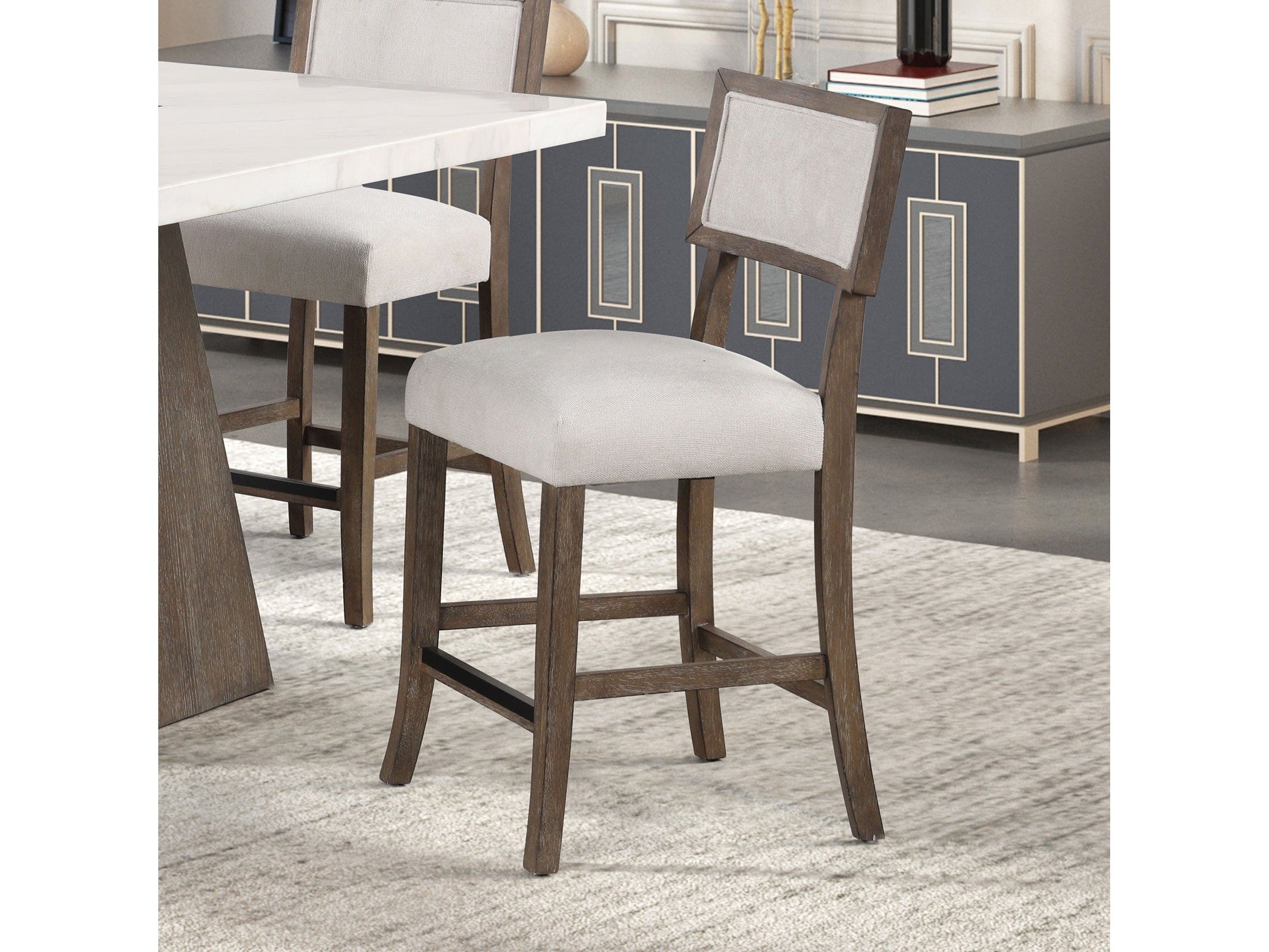 Grasten Dark Walnut Counter Height Stool (Set of 2)