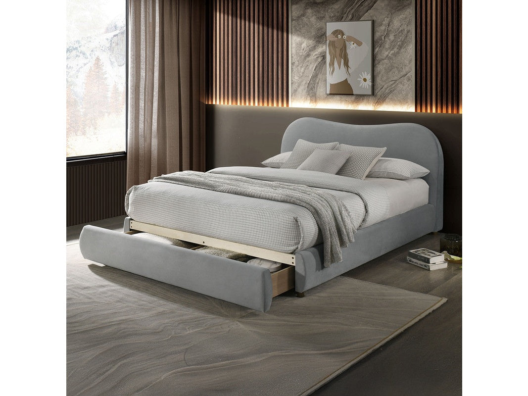 Grimsby Light Gray Queen Bed
