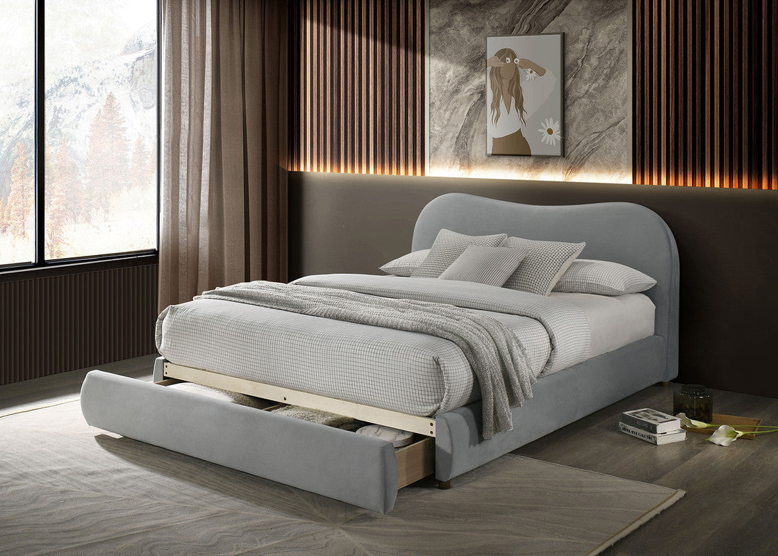 Grimsby Light Gray Queen Bed