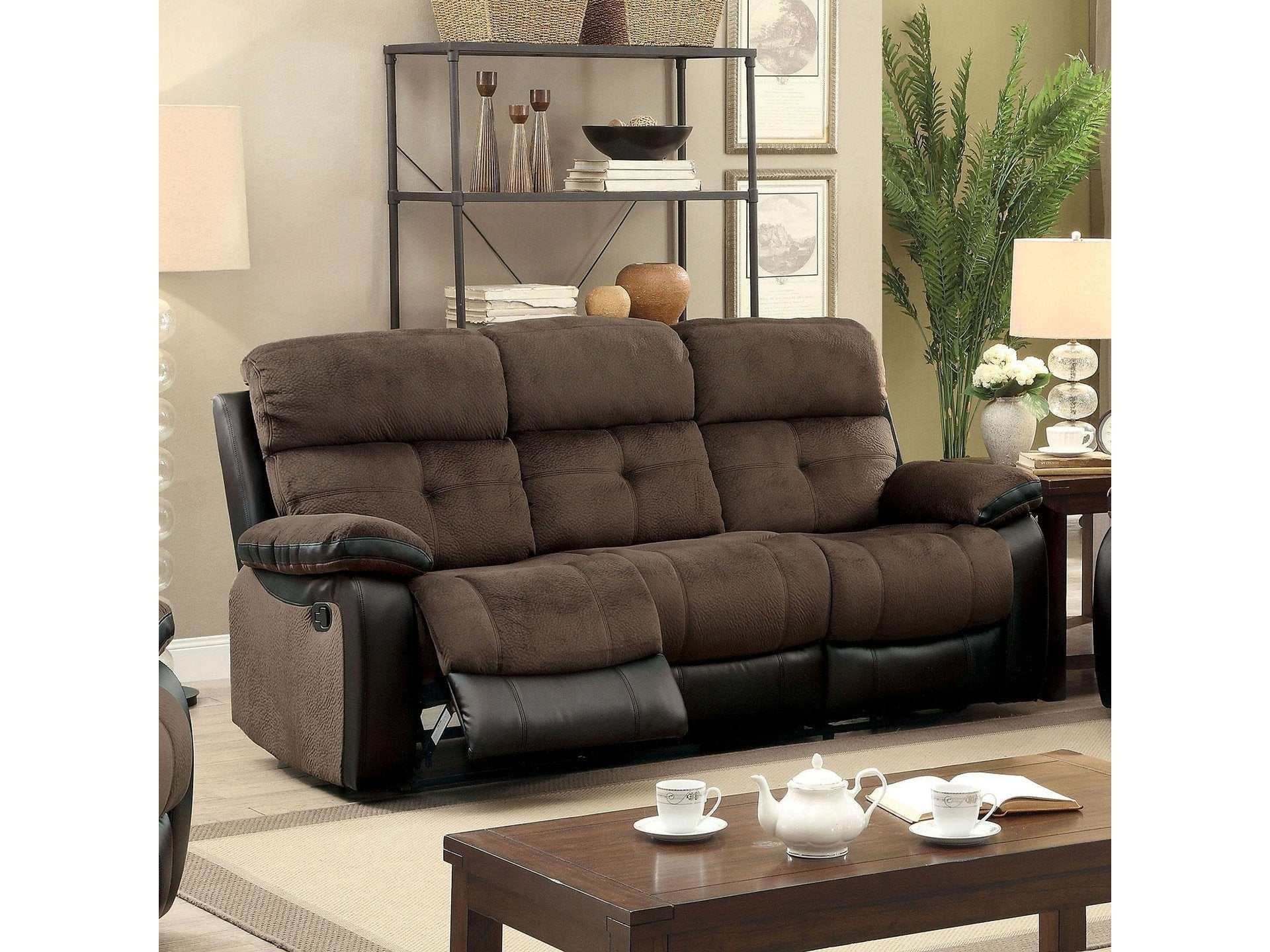 Hadley I Brown & Black Sofa