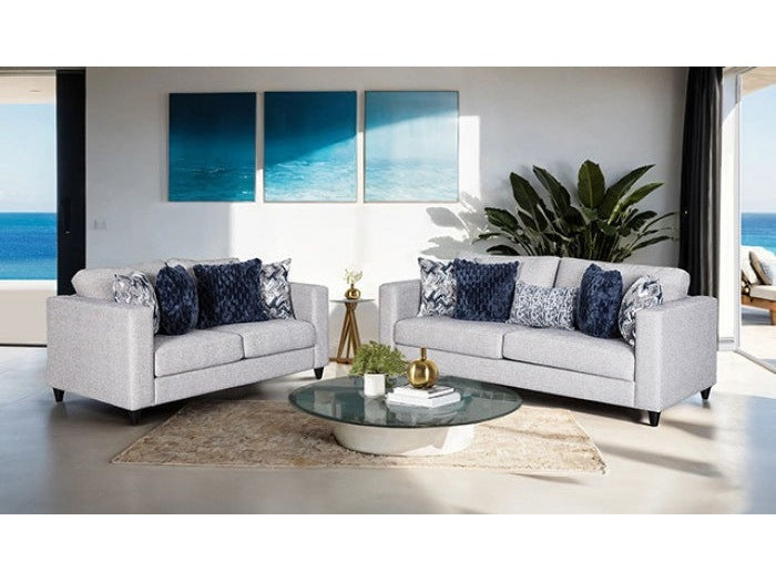 Harlow Light Gray Living Room Set