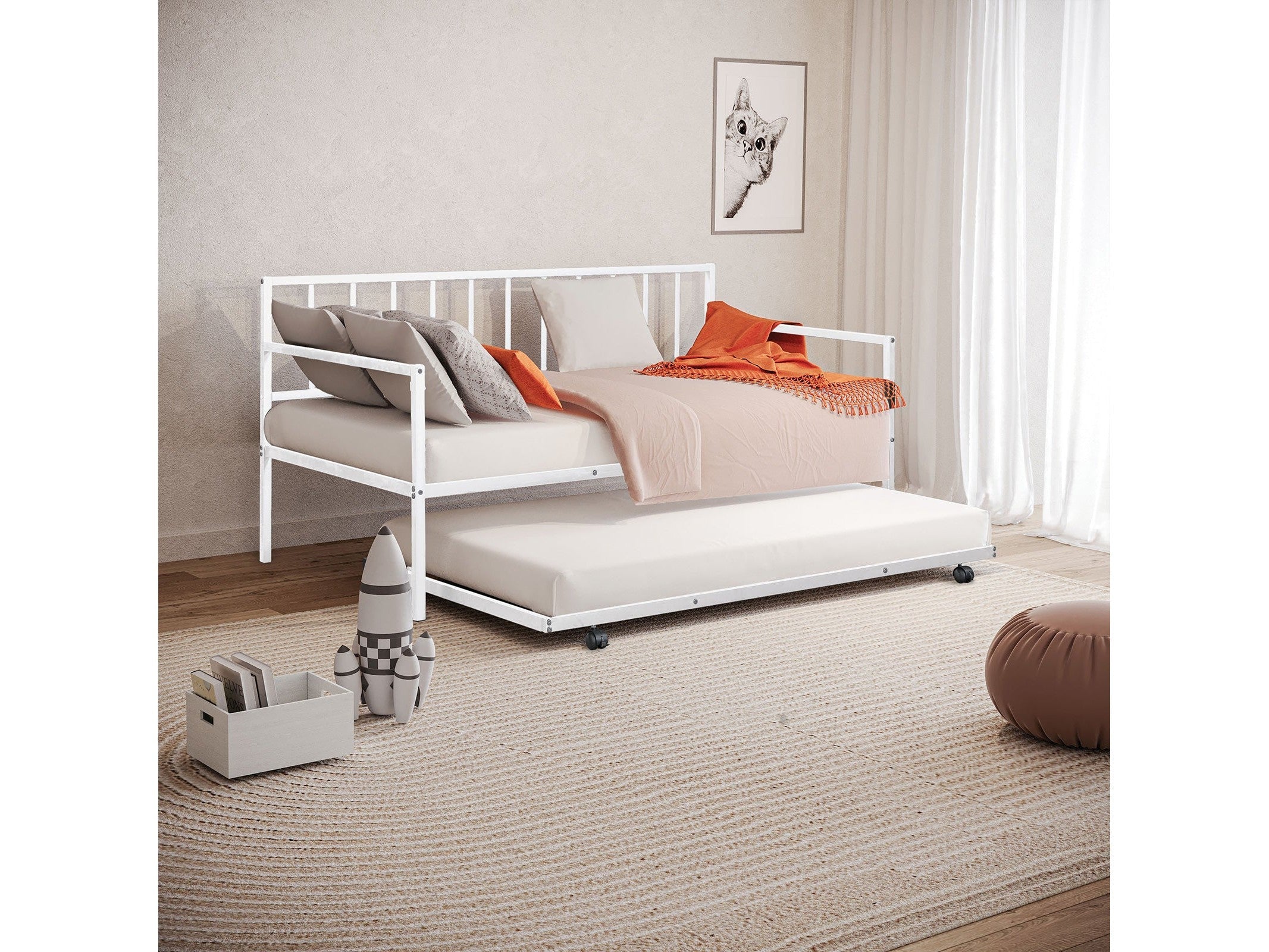 Harmon White Daybed