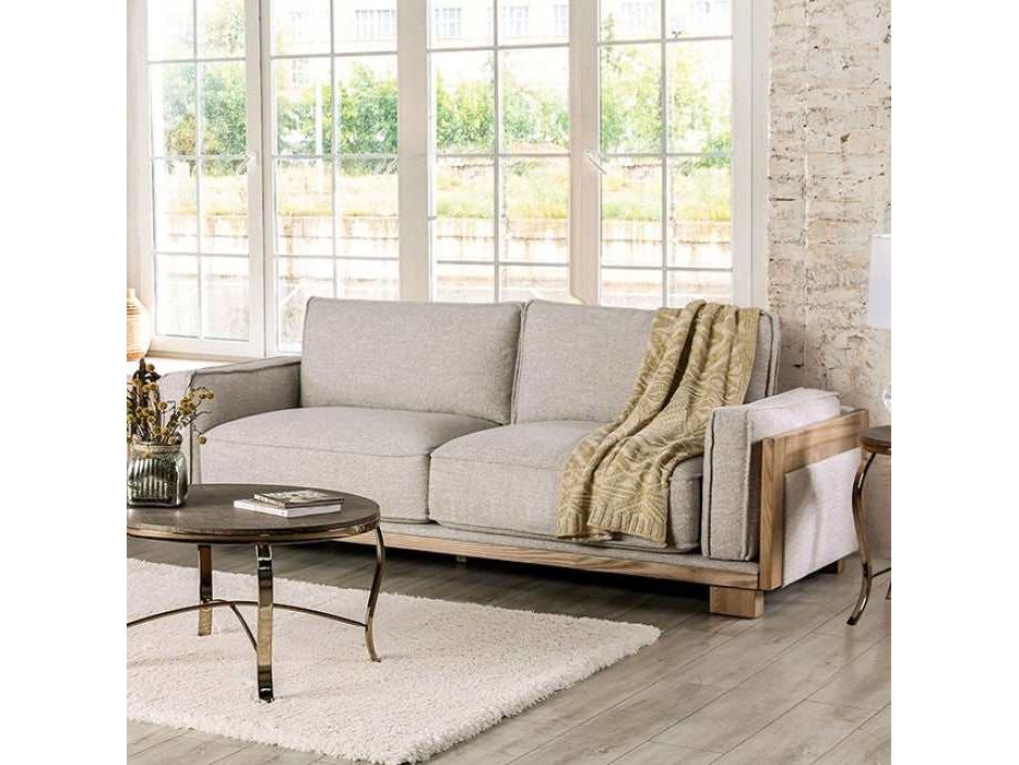 Harstad Light Brown & Natural Sofa
