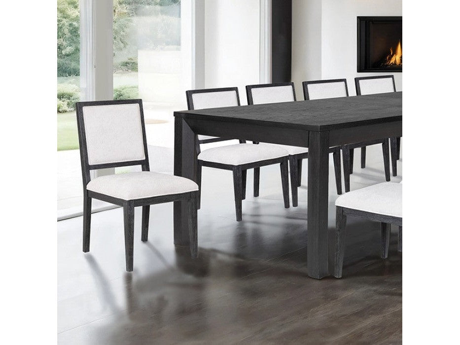 Hatton Cross Weathered Black 7 Piece Dining Set