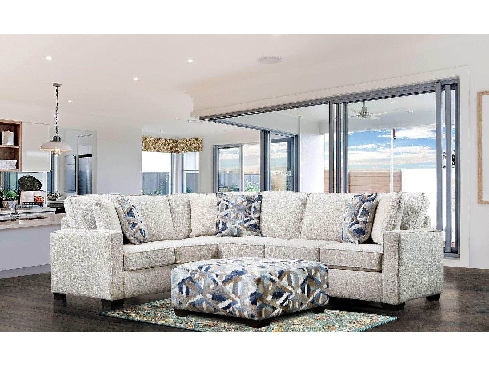 Heathfield Ivory L Shape Sectional Sofa
