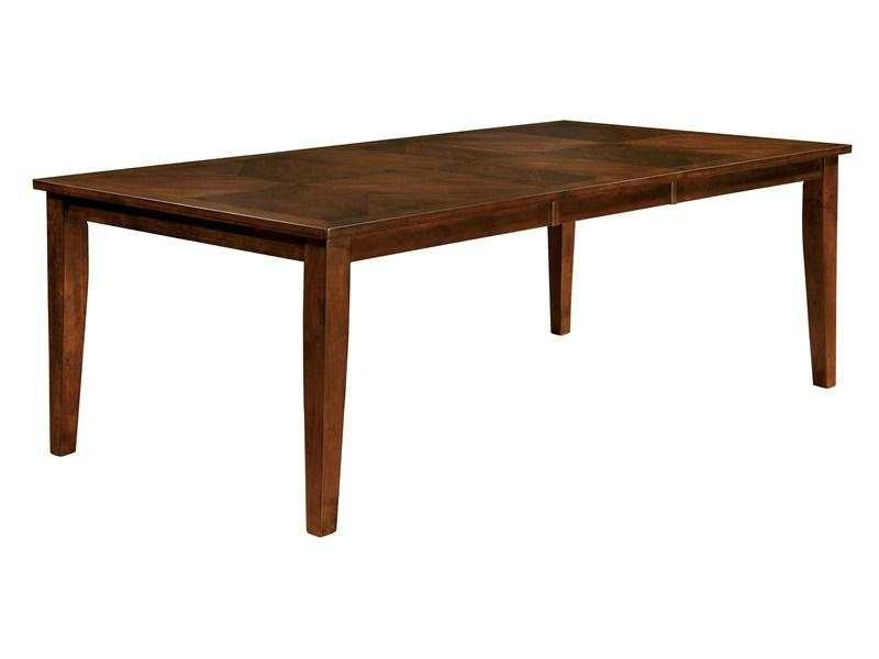 Hillsview Brown Cherry & Espresso Dining Table w/ 18" Extension