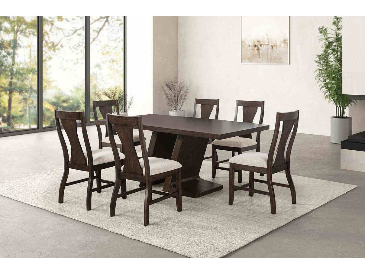 Holsworthy Espresso Dining Table