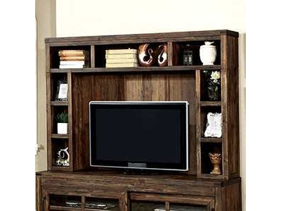 Hopkins Wire Brushed Dark Walnut Hutch