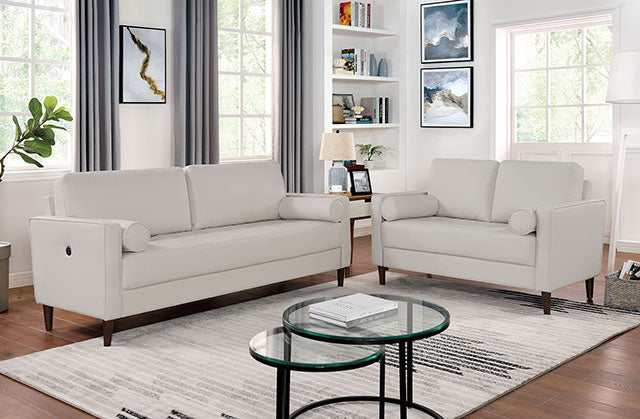 Horgen Off-White Loveseat