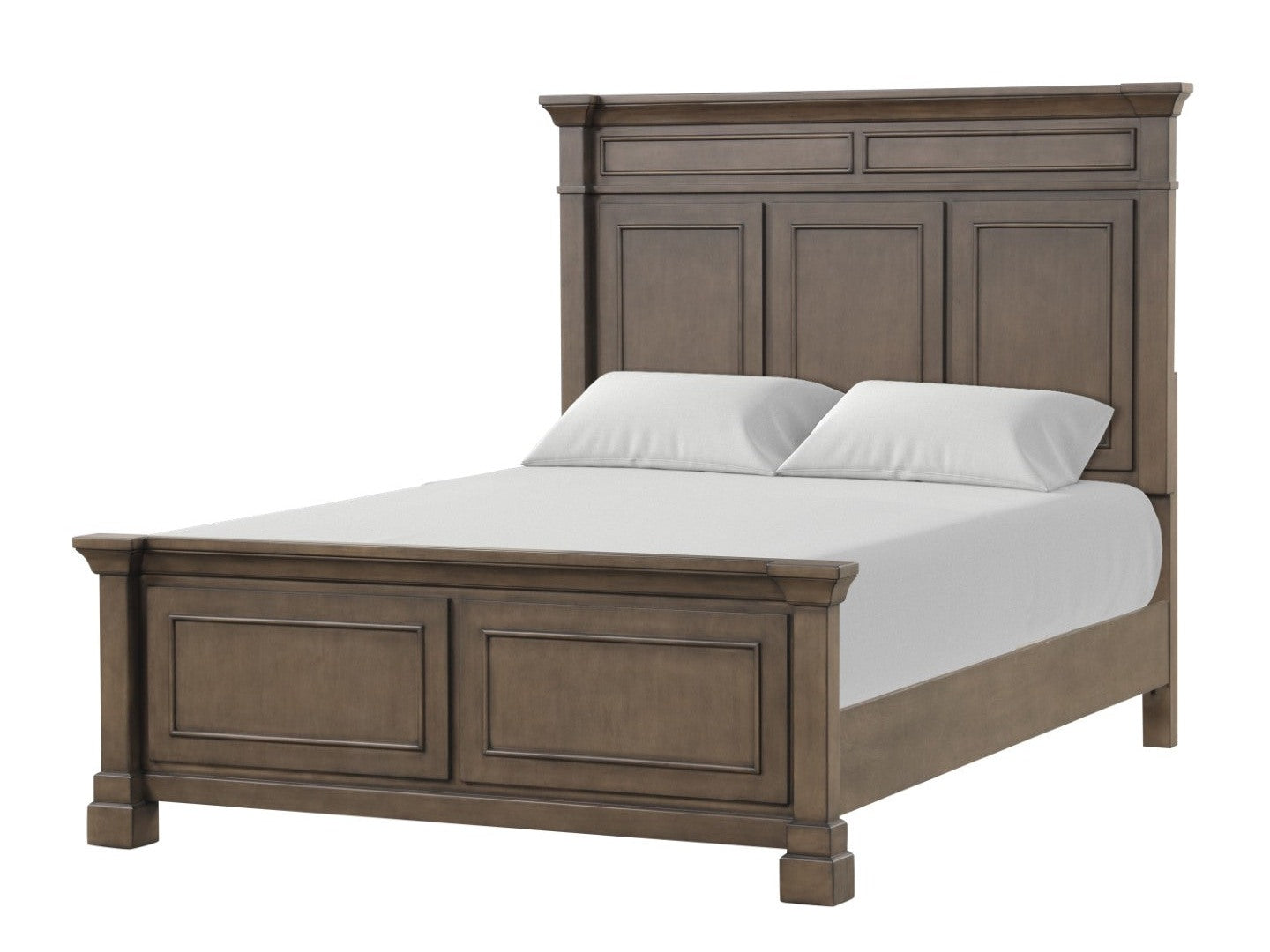 Huddersfield Dark Brown Queen Bed