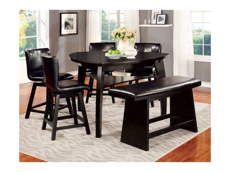 Hurley Black Counter Height Table