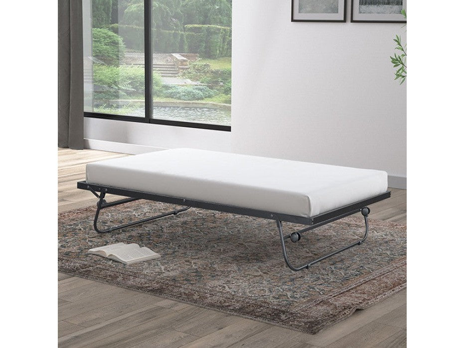 Ivana Black Metal Trundle