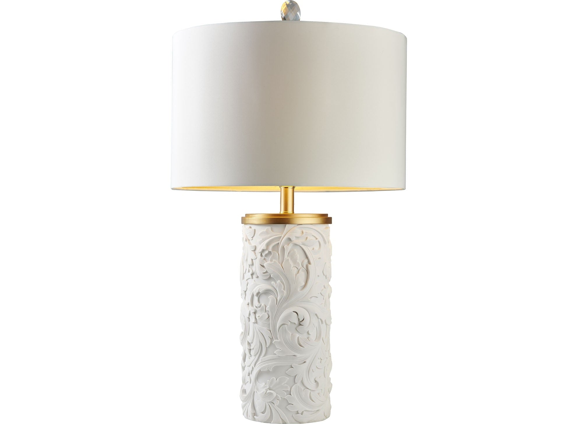 Ivy White/Gold Table Lamp