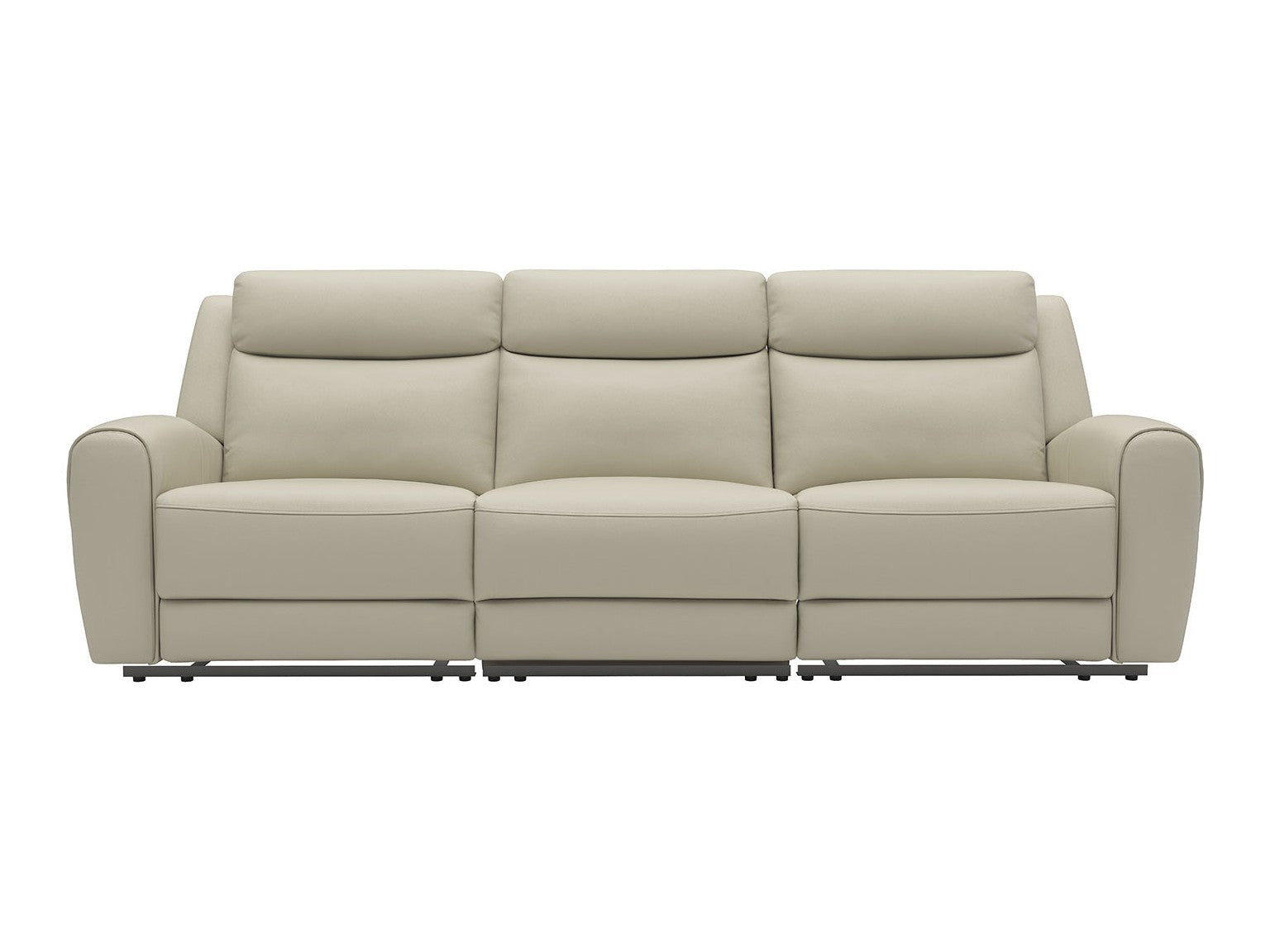 Jacobus Beige Leather Sofa