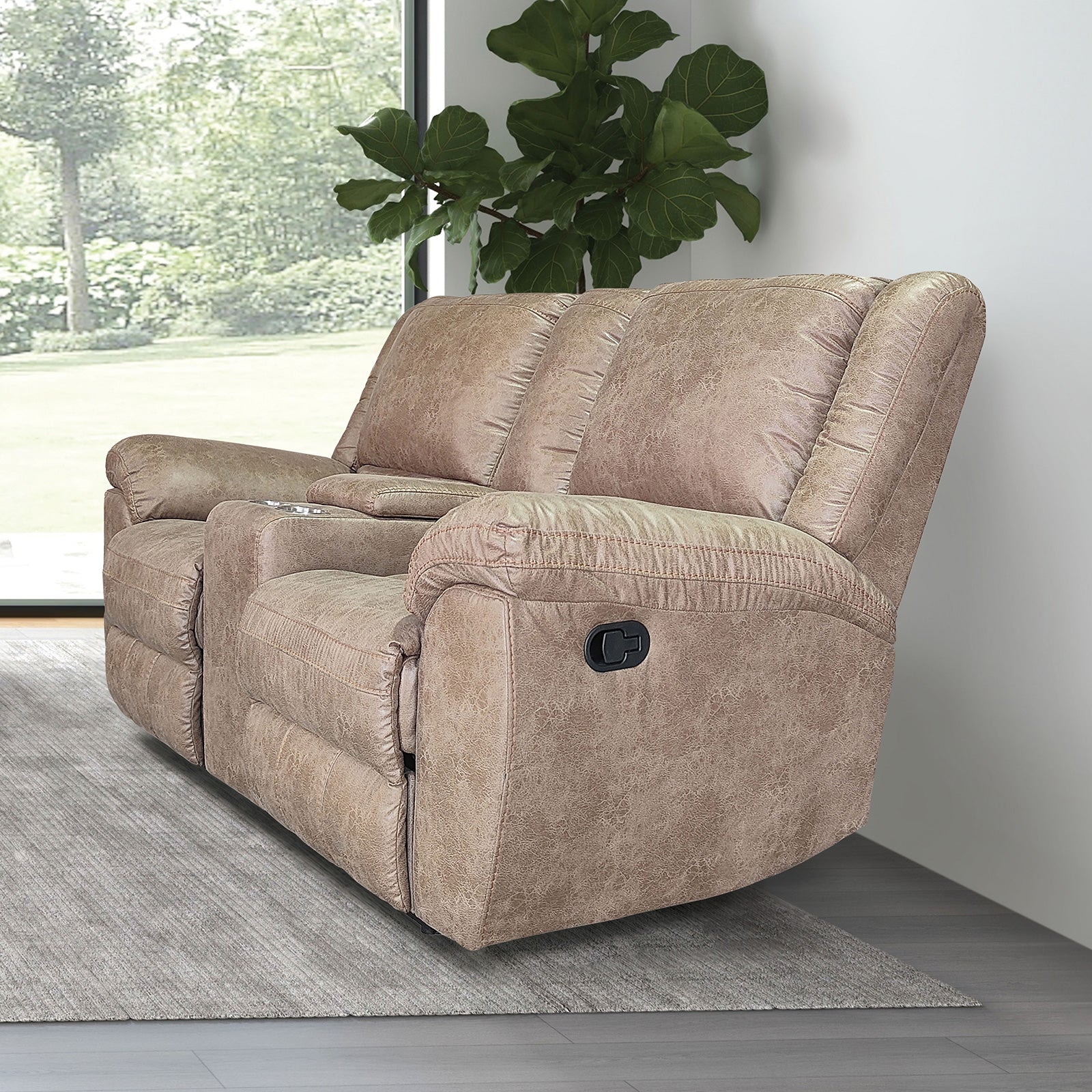 Jambi Brown Upholstery Living Room Set