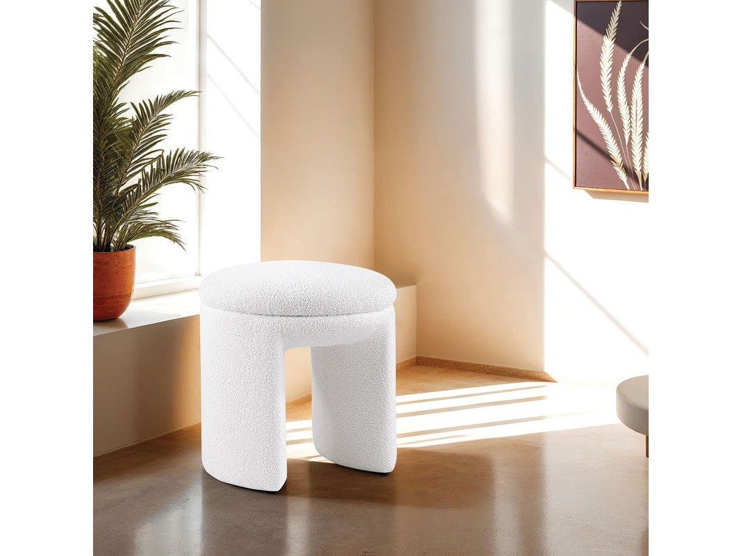 Janetta Beige Stool