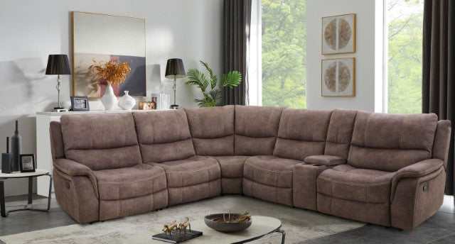 Jerominus Dark Brown Sectional