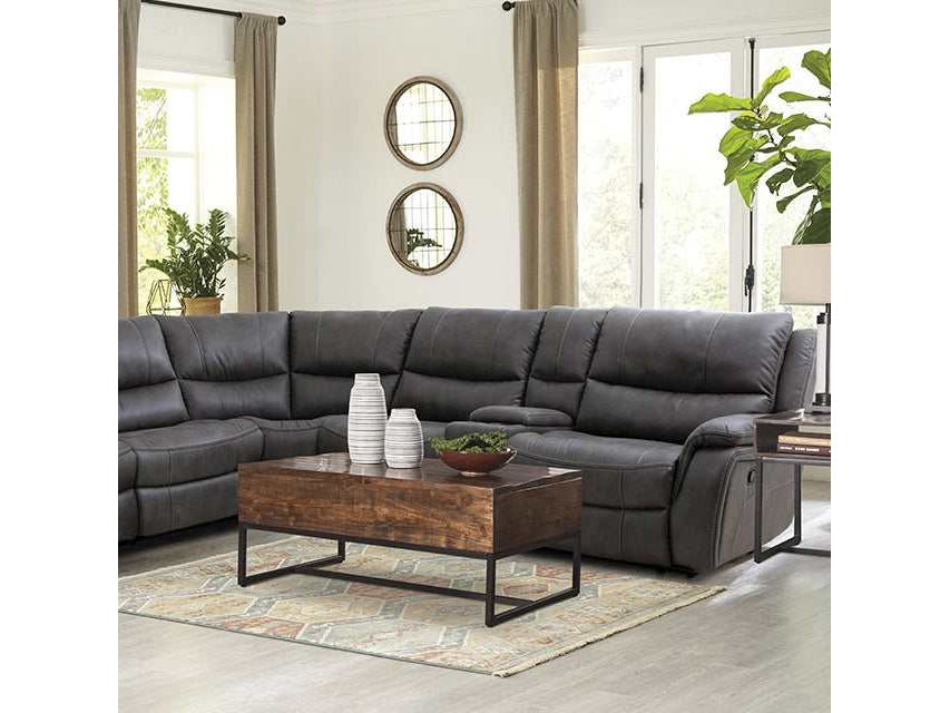 Jerominus Dark Gray Sectional