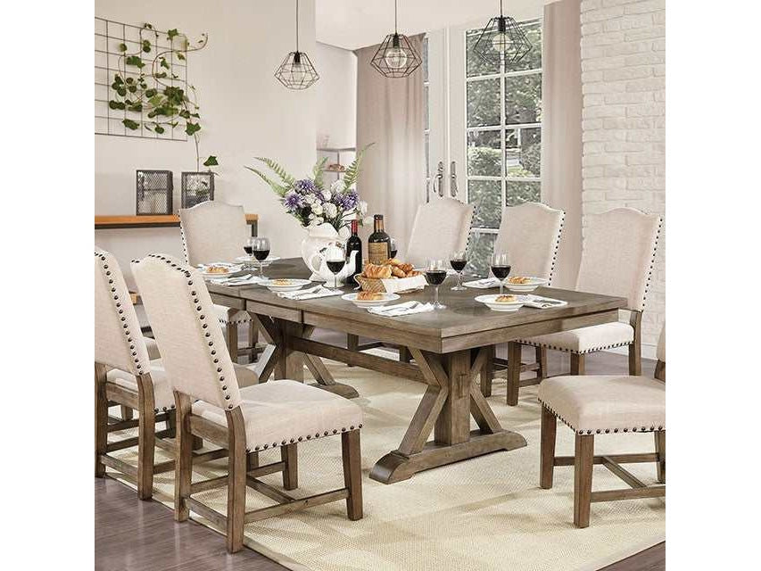 Julia Light Oak/Beige Dining Table