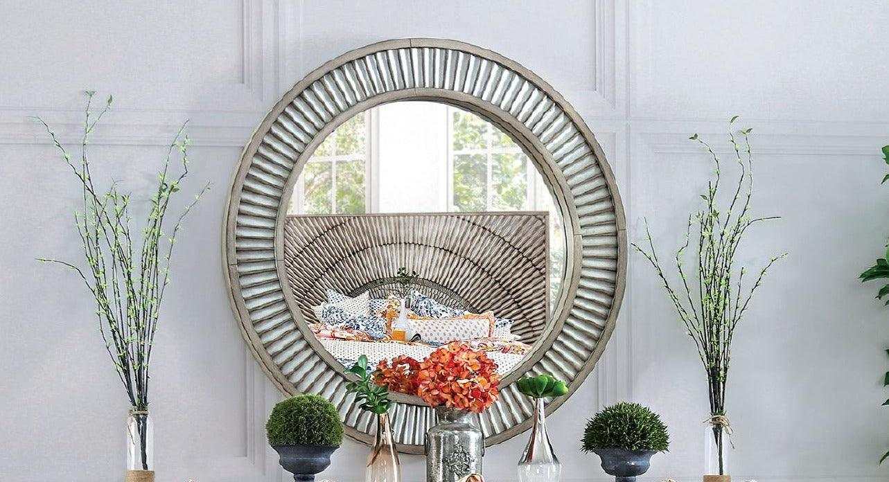 Kamalah Antique Gray Mirror
