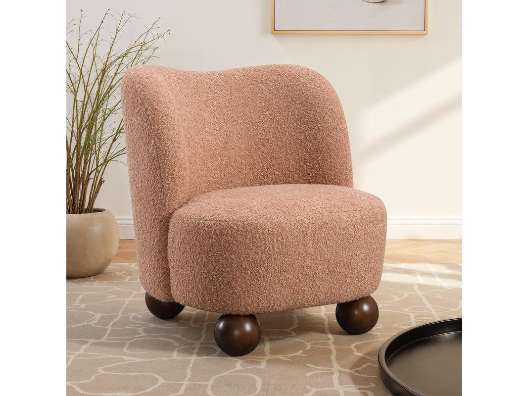 Karey Pink Accent Chair