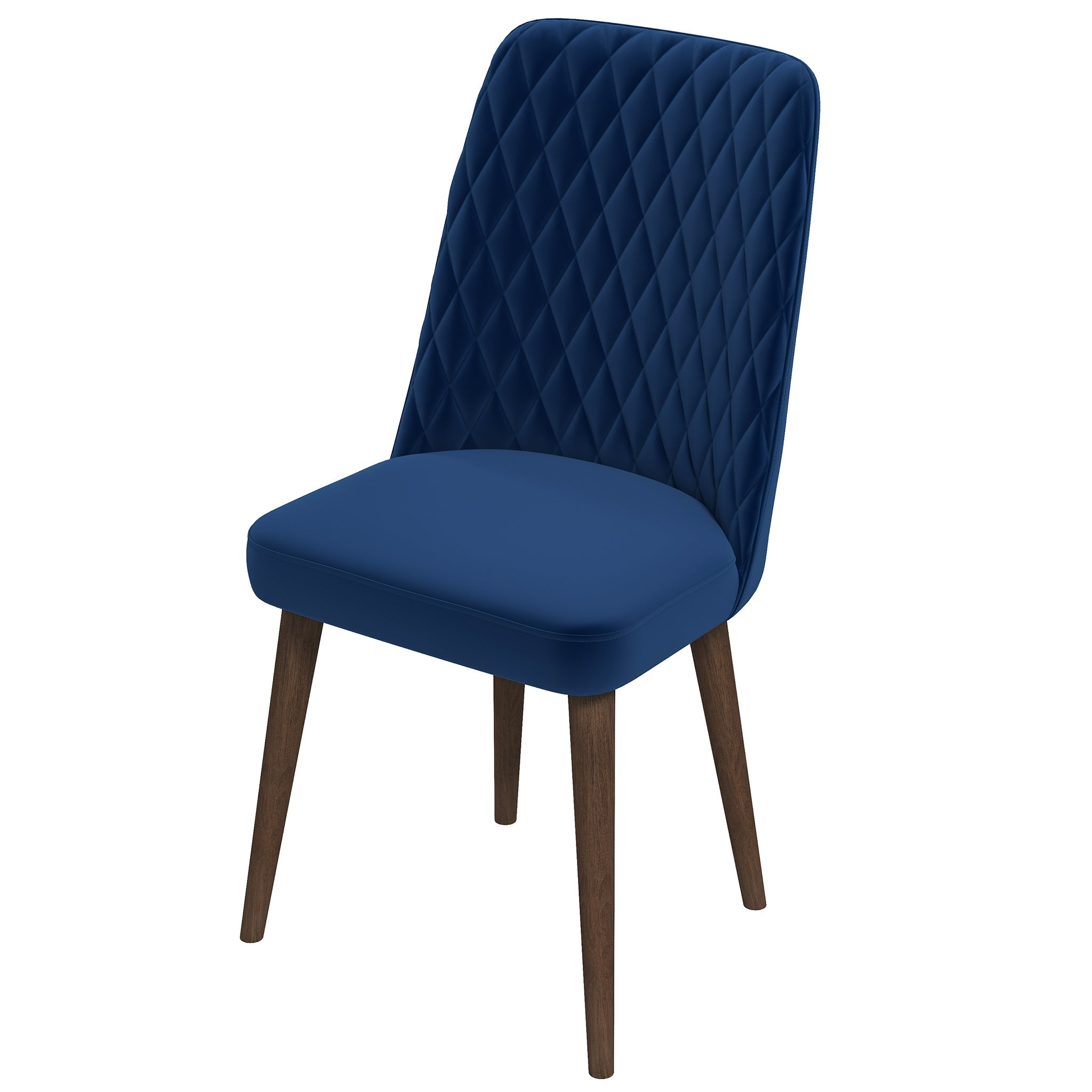 Katie Navy Blue Velvet Dining Chair (Set Of 2)