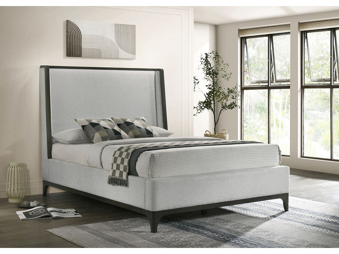 Kelso Light Gray/Dark Gray E.King Bed