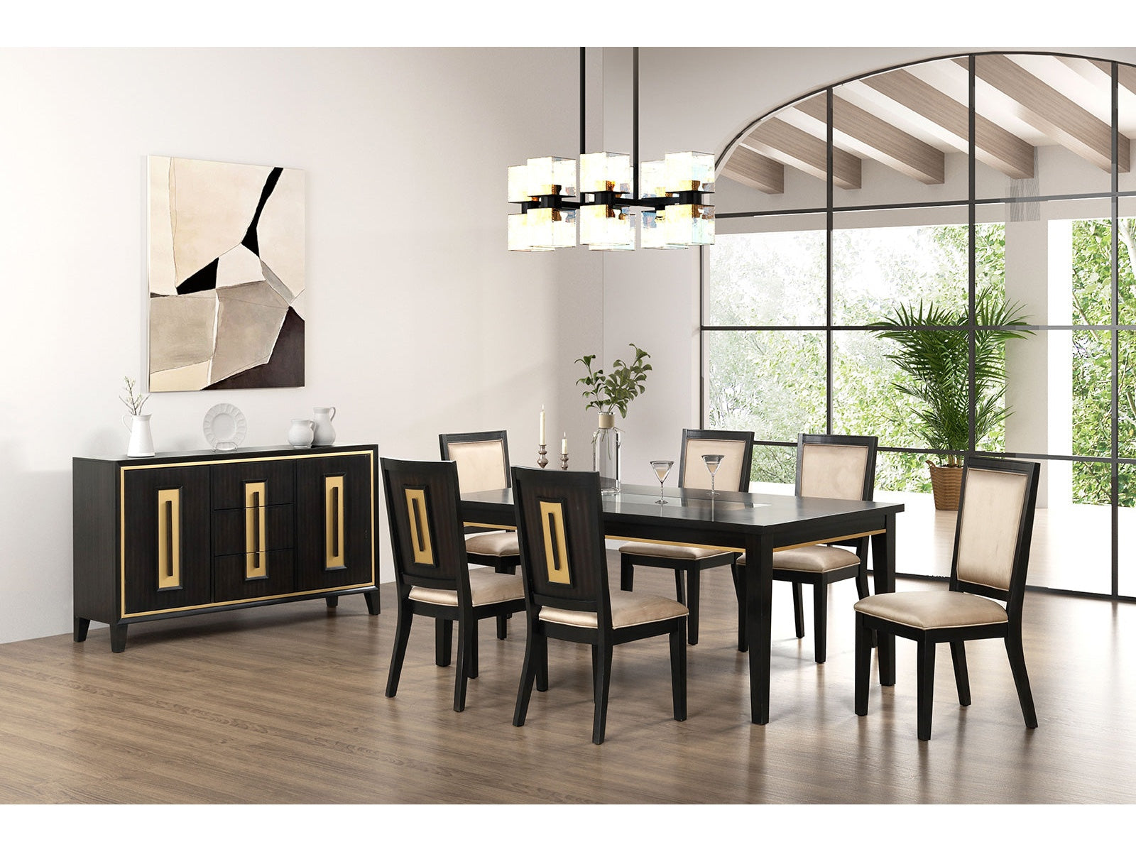 Kenyada Espresso Dining Table