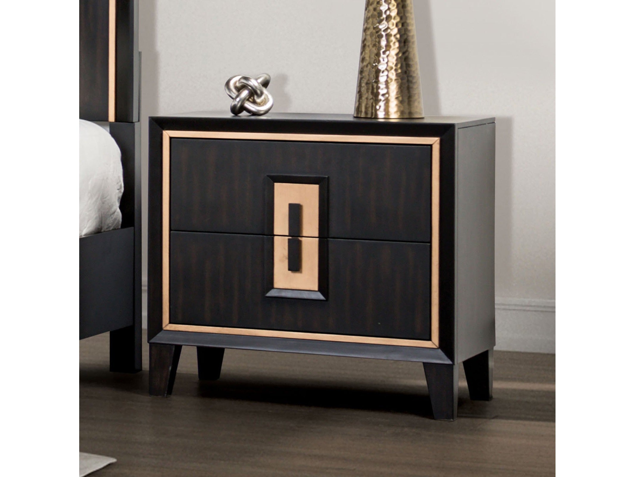 Kenyada Espresso Nightstand