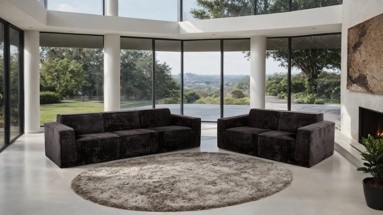 Kimara Black Loveseat