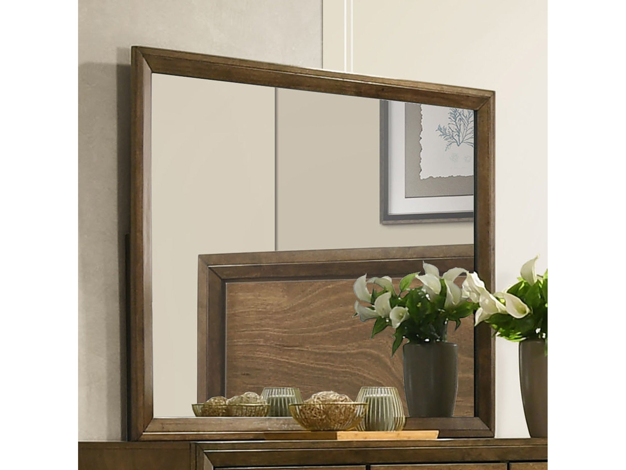 Kirkham Walnut Mirror
